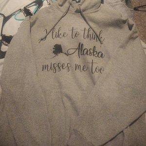 Grey alaska hoodie